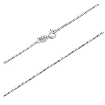 Gold Gala Collana in Argento 925 a Maglia Veneziana Sottile, Uomo Donna Made in Italy