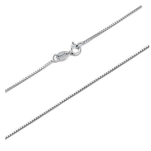 Gold Gala Collana in Argento 925 a Maglia Veneziana Sottile, Uomo Donna Made in Italy