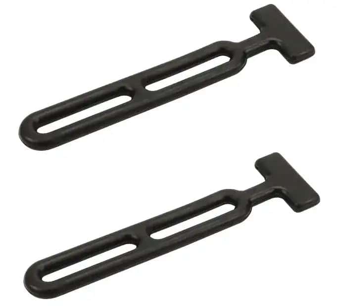 cyclingcolors 2x Cinghie elastiche in gomma cintura elastico piatte corda fissaggio molla moto auto trattore, 190mm