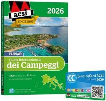 ACSI guida internazionale dei campeggi 2026. Con Camping card