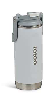 IGLOO Tumbler 16 Borraccia Termica in Acciaio 450 ml – Bottiglia a prova di perdite per sport & outdoor – Doppia parete mantiene caldo o freddo – Tumbler resistente per ogni giorno