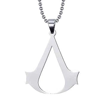 Hokech In Acciaio Inox Assassin Syndicate Creed Ciondolo Gioco Film Anime Cosplay Collana Uomini Gioielli Bambini Regalo