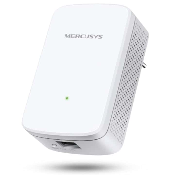Mercusys TP-Link ME10 Ripetitore Wireless WiFi Extender e Access Point, Velocità Single Band 300Mbps, Porta LAN, Potenzia la tua Copertura Wi-Fi, Compatibile con Modem Router