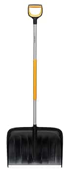 Fiskars Spingineve per grandi quantità di neve, X-series, Lunghezza: 153,3 cm, Alluminio/Polimero, Nero/Arancione/Grigio, 1057178