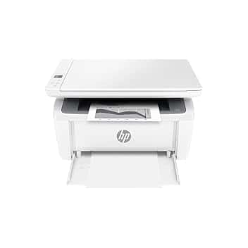 HP LaserJet M140w 7MD72F, Stampante Multifunzione Laser A4, Monocromatica, Stampa Fronte e Retro Manuale in Bianco e Nero, 20 ppm, Wi-Fi, Smart, Bianca Blue Angel