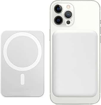 Power Bank Magnetico 10000mAh, Wireless Caricatore 20W Ricarica Rapida Powerbank, Magnetico Caricatore Inalámbricos Portatile Batteria Esterna per iPhone 17 16 15 14 13 12 Pro Max Mini Plus Samsung