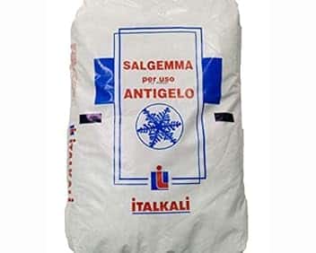 SALE PER STRADE ANTIGELO SACCO KG.25 SALE MARINO PER DISGELO STRADALE ITALKALI