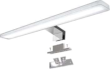 Lampada da Specchio da Trucco a Led 4000K 30cm 8W 640lm da Bagno Luce Armadio Illuminazione Morsetto