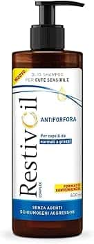 RestivOil Complex Shampoo Olio Antiforfora per Capelli da Normali a Grassi con Azione Antiseborroica e Anti Prurito, 400ml