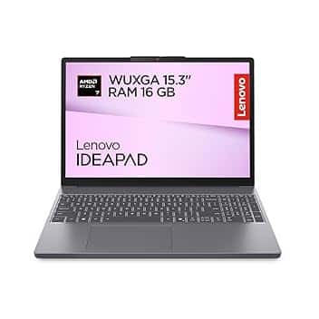 Lenovo IdeaPad Slim 3 Notebook 15.3'' IPS WUXGA (1920x1200), AMD Ryzen 7 7735HS, RAM 16GB, 512GB SSD, Windows 11 Home, WiFi 6 - Luna Grey