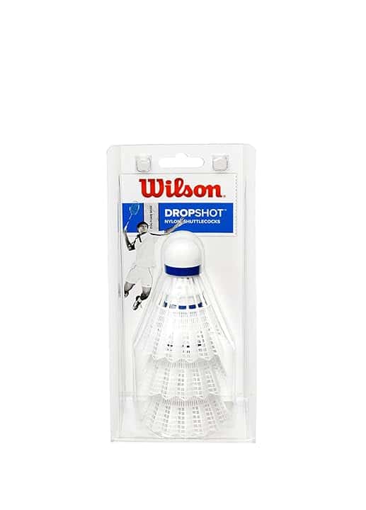 WILSON Dropshot Shuttlecocks, Volani da Badminton, Plastica/Sughero Naturale, Unisex Adulto