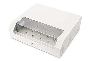 Digitus Armadio Di Rete 19 Pollici 3 U + 2 U - Montaggio Orizzontale A Parete - Compatto - Portata 30 Kg - Grigio