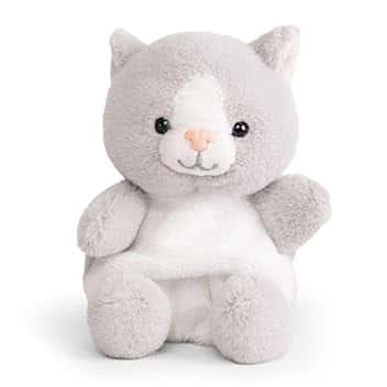Little Living Nature Snugglies Gatto Peluche – Giocattolo di Stoffa per Bambini, Giocattolo Gatto Morbido e Coccoloso
