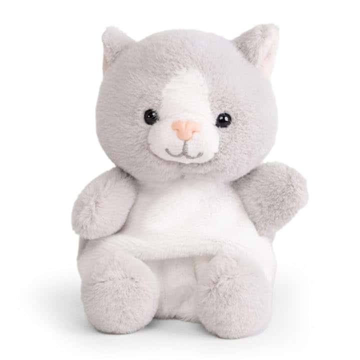 Little Living Nature Snugglies Gatto Peluche – Giocattolo di Stoffa per Bambini, Giocattolo Gatto Morbido e Coccoloso