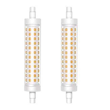 Caldarax Lampadina R7S LED 118MM, Bianco Caldo 3000K, 12W LED R7S Lampadina Lineare J118 Equivalente 120W Lampada Alogena, Non Dimmerabile, 360 Gradi, AC 220V-240V, 1500LM, 2 Pezzi