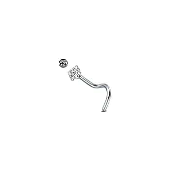 AceFun Piercing naso titanio per donne uomini 1.5mm 2mm 2.5mm 3mm diamante forma L Screw 1 Nostril Piercing a uncino 1 pezzi G23 acciaio gioielli con zirconi