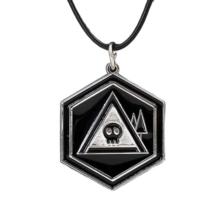 JUSONGKWCP Collana Murder Uzi Drone, Cartoon Fashion Necklace Costume Accessories, Gioielli Ciondolo Con Logo Murder Uzi Drone, Cool Metallo Chain