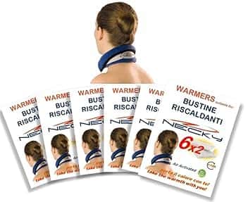 NECKY warmers - 12 bustine riscaldanti per il Colletto o come scaldamani - 6 paia