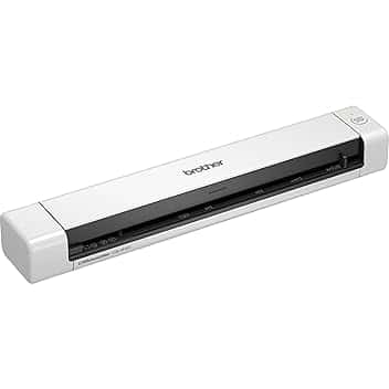 Brother DS640 Scanner Portatile, A4, Risoluzione 600 x 600 dpi, 15 ppm B/N e Colore, Autoalimentato Tramite USB