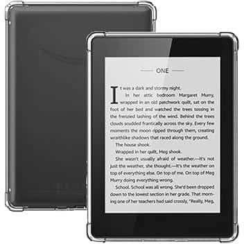 VOVIPO Custodia Trasparente per 7" Kindle Paperwhite e Paperwhite Signature Edition (12a Gen, 2024), Ultra Soft Flessibile TPU Skin Bumper Copertura posteriore rinforzata Angoli per Kindle Colorsoft-C
