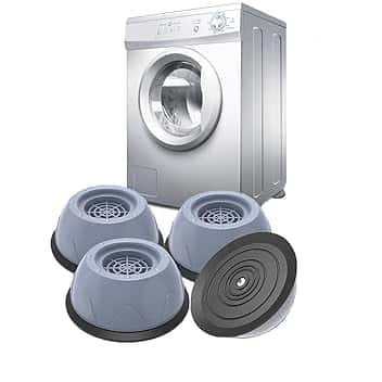 Anti vibrazione tampone, piedi macchina per llavare, 4 pezzi, tappetino antiderapant lavatrice, ammortizzatore, lavatrice, per lavatrice, pattini in gomma, antiscivolo, stabilizzatore, piedistallo