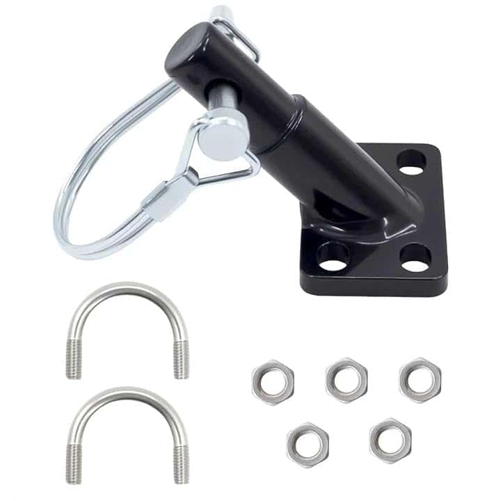 Coppia per Rimorchio Bici 17 mm con Spillo di Sicurezza Adattatore Universale per Rimorchi Bambini e Cani Compatibile con Thule Burley Croozer