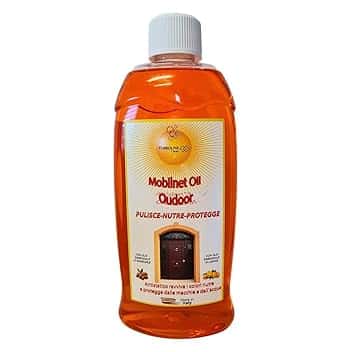 Mobilnet Oil Esterni, Olio per Legno Esterno, Protegge da Pioggia e Raggi UV, Nutriente, 500ml