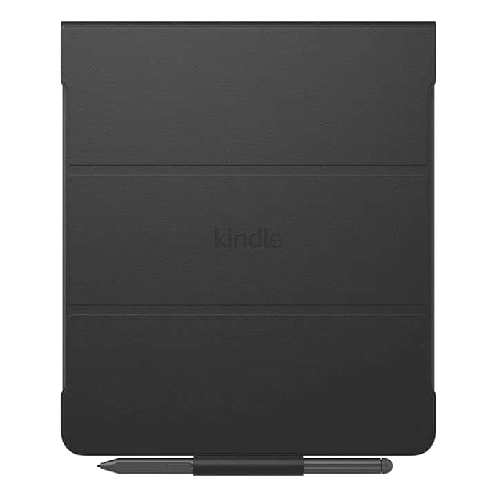 Custodia per Amazon Kindle Scribe, con apertura a libro e aggancio magnetico, in pelle, elegante custodia protettiva | Materiali di origine vegetale