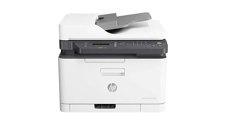 HP Color Laser MFP 179fnw Printer 6HU09A Stampante Laser a Colori, Bianco, Small
