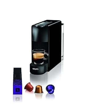 Nespresso Krups Essenza Mini - Macchina da Caffè a Capsule, Nero, 33 x 8.4 cm x 20.4 cm