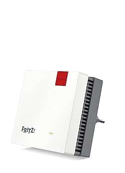 FRITZ!Repeater 1200 AX Edition International, Ripetitore - Wi-Fi 6 extender Dual Band con 2.400 Mbit/s (5 GHz) & 600 Mbit/s (2,4 GHz), Mesh, Access Point, 1x Gigabit LAN, Interfaccia in italiano