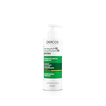 Vichy Dercos, Shampoo Trattamento Anti-Forfora, Per Capelli Secchi, Allevia Senso di Prurito, Forfora Visibile Ridotta, Arricchito con Disolfuro di Selenio, 390 ml