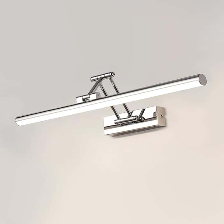 LED Specchio Lampada 10W 720 Lumen Bagno Specchio Bianco Neutro 4000K Bagno Lampada IP44 Impermeabile No Flicker 230V (Cromo, 60CM)