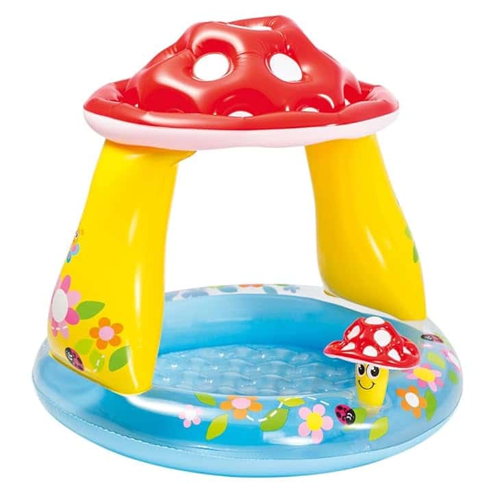 Intex 57114 - Piscina Baby Fungo, 102 x 89 cm, Multicolore