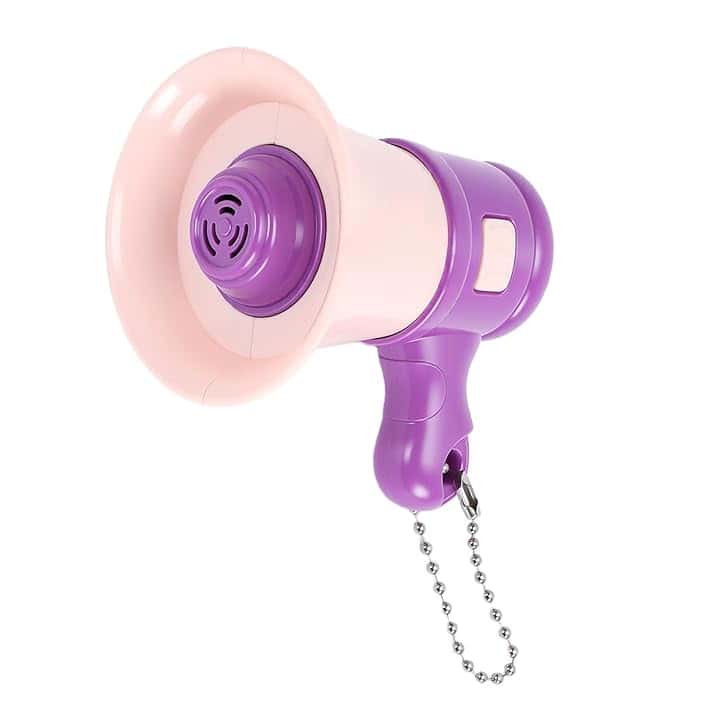 Mini Megafono, Altoparlante Megafono Portatile Compatto con Funzione di Registrazione e Suono Chiaro, per Venditori Ambulanti, Eventi Scolastici, attività All'aperto