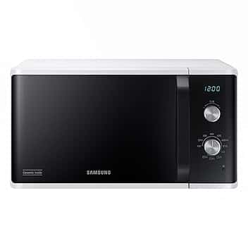 Samsung Forno a Microonde Grill, a libera installazione, Dual Dial MG23K3614AW/ET, Cottura Croccante, AutoDefrost, Microonde + Grill 800 W + 1100 W, 23 L, 49l x 27,5h x 39p cm, Bianco