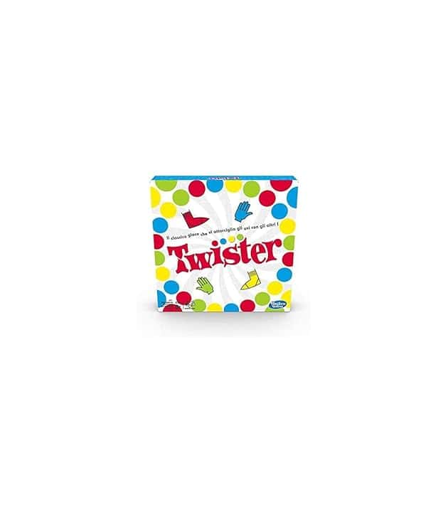 Hasbro Gaming Twister Gioco in Scatola, Include 1 Tappeto Twister, 1 Ruota e Le Istruzioni, Versione 2020 in Italiano, Multicolore