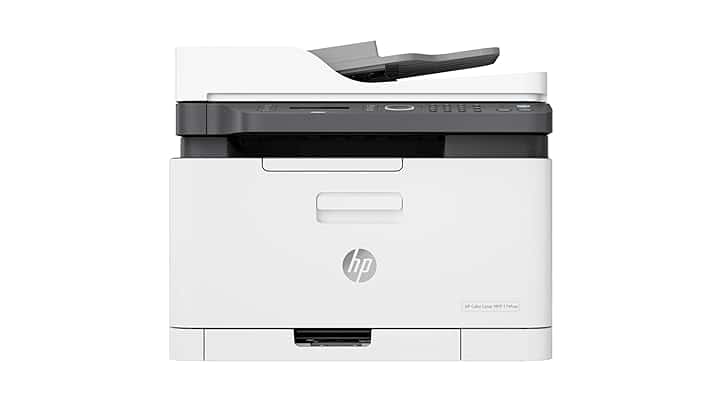 HP Color Laser MFP 179fnw Printer 6HU09A Stampante Laser a Colori, Bianco, Small