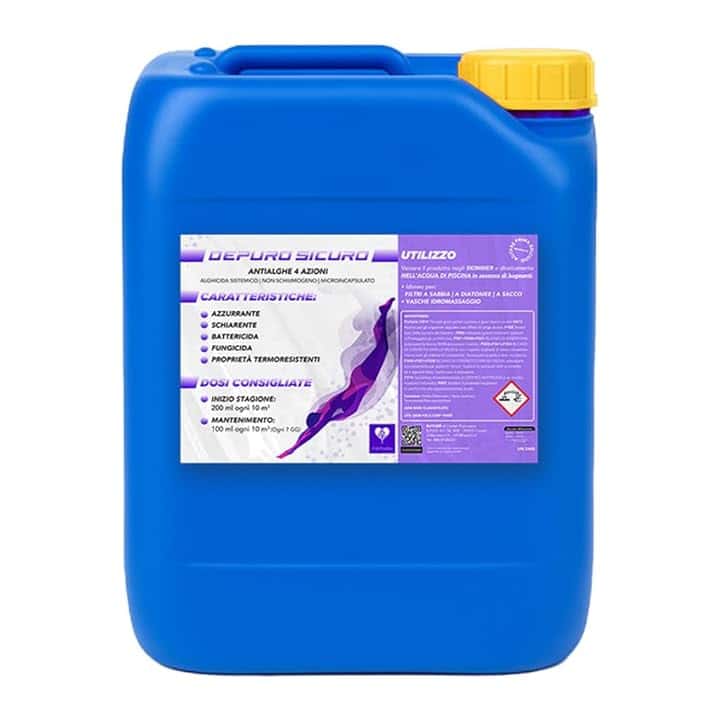 Naturii Lt 10 Antialghe Alghicida concentrato 4 azioni no schiuma