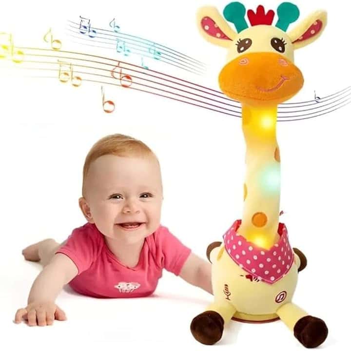 Giraffa Interattiva Giradance | Peluche Musicale con Luci & Danza – Giocattolo Educativo Divertente per Bambini, con Suoni, Movimento e Colori | GIRADANCE
