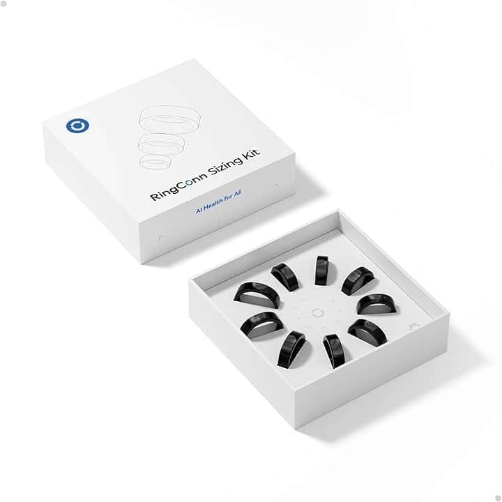 RingConn RingConn Kit di misure per anelli, taglia prima di acquistare – Scegli tra 9 misure – taglie da 6 a 14 – trova la misura perfetta dell'anello intelligente