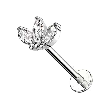 AWAKEN Piercing Labret Acciaio Chirurgico Filettato Internamente Stud Orecchini Borchie Cartilagine Helix Tragus Conch Medusa Daith Piercing a Bottone