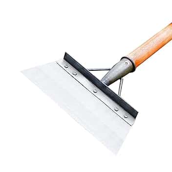 Pala da Giardino Multifunzionale, per eliminare Il Ghiaccio e spalare la Neve, in Acciaio Inox, per Erbacce e Muschio, Pala per la Pulizia del Giardino, diserbo, Piante, agricola (27cm)