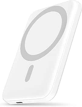 Power Bank Magnetico 10000mAh, Wireless Caricatore 20W Ricarica Rapida Powerbank, Magnetico Caricatore Inalámbricos Portatile Batteria Esterna per iPhone 17 16 15 14 13 12 Pro Max Mini Plus Samsung