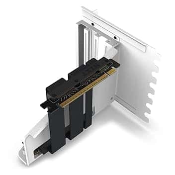 NZXT Kit di montaggio verticale per GPU - AB-RH175-W1-175 mm Cavo riser PCIe 4.0x16 - Supporto GPU - Staffa in acciaio robusto - Bianco
