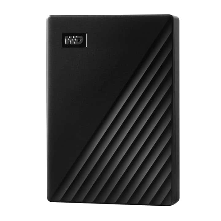 WD 5TB My Passport Hard Disk Esterno Portatile, USB 3.2 Gen 1/USB 3.0, Protezion con password, Software per la gestion e il backup, Formatto per Windows, ChromeOS and MacOS, Nero