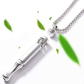 EJRUP 1Pcs Collane Respiratorie, Strumenti per Smettere di Fumare, Collana Ansia Respiratore,Collane per Alleviare lo Stress, Esercizi di Respirazione per Meditazione per Uomini Donne