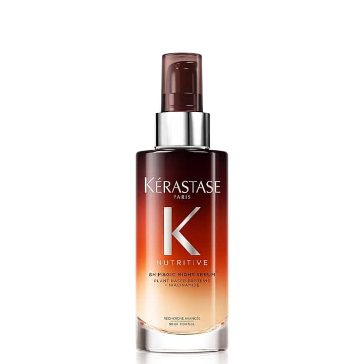 Kérastase, Nutritive, Siero Notturno Nutriente, Per Capelli Secchi, Azione Rivitalizzante, Con Proteine di Origine Vegetale e Niacinamide, Siero Notturno 8h Magic Night Serum, 90 ml Cradle to Cradle Certified