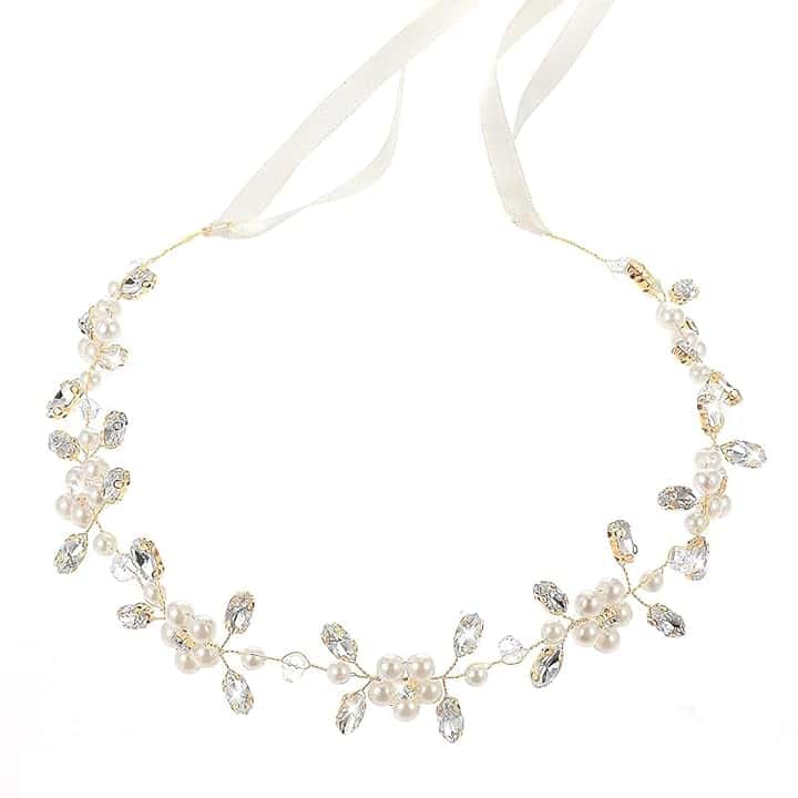 Luxorium Luxorium 1 pezzo accessorio per capelli comunione bambina ghirlanda di fiori diadema per bambini matrimonio battesimo prima comunione decorazione per capelli