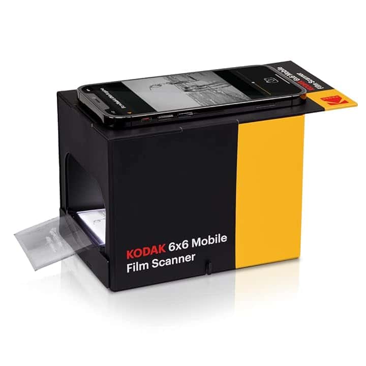 KODAK 6x6 Scanner mobile per pellicole, conversione e salvataggio di diapositive e negativi 6x6 [formati pellicola 120 e 220] sul tuo smartphone
